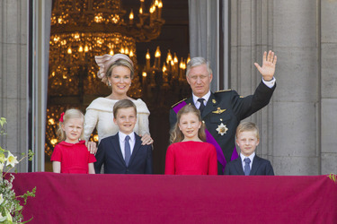 Eleonore von Belgien, Gabriel von Belgien, Mathilde von Belgien, Elisabeth von Belgien, Philippe von Belgien, Emmanuel von Belgien