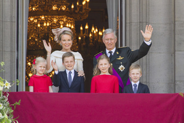 Eleonore von Belgien, Gabriel von Belgien, Mathilde von Belgien, Elisabeth von Belgien, Philippe von Belgien, Emmanuel von Belgien