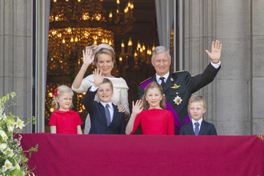 Eleonore von Belgien, Gabriel von Belgien, Mathilde von Belgien, Elisabeth von Belgien, Philippe von Belgien, Emmanuel von Belgien