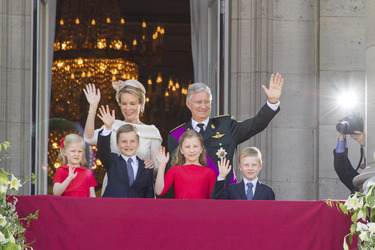 Eleonore von Belgien, Gabriel von Belgien, Mathilde von Belgien, Elisabeth von Belgien, Philippe von Belgien, Emmanuel von Belgien