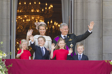 Eleonore von Belgien, Gabriel von Belgien, Mathilde von Belgien, Elisabeth von Belgien, Philippe von Belgien, Emmanuel von Belgien