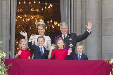 Eleonore von Belgien, Gabriel von Belgien, Mathilde von Belgien, Elisabeth von Belgien, Philippe von Belgien, Emmanuel von Belgien