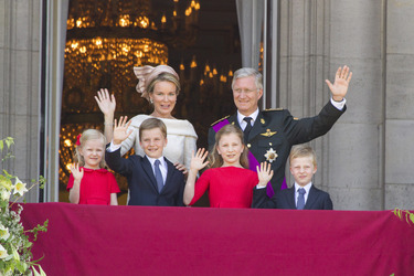 Eleonore von Belgien, Gabriel von Belgien, Mathilde von Belgien, Elisabeth von Belgien, Philippe von Belgien, Emmanuel von Belgien
