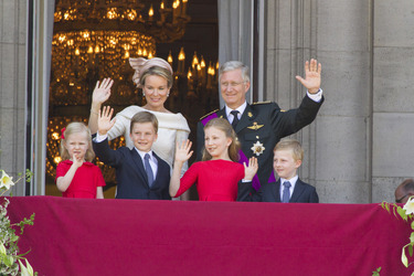 Eleonore von Belgien, Gabriel von Belgien, Mathilde von Belgien, Elisabeth von Belgien, Philippe von Belgien, Emmanuel von Belgien