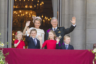 Eleonore von Belgien, Gabriel von Belgien, Mathilde von Belgien, Elisabeth von Belgien, Philippe von Belgien, Emmanuel von Belgien