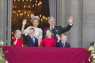 Eleonore von Belgien, Gabriel von Belgien, Mathilde von Belgien, Elisabeth von Belgien, Philippe von Belgien, Emmanuel von Belgien