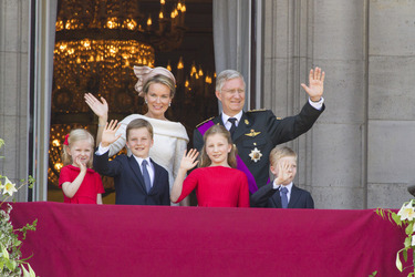 Eleonore von Belgien, Gabriel von Belgien, Mathilde von Belgien, Elisabeth von Belgien, Philippe von Belgien, Emmanuel von Belgien