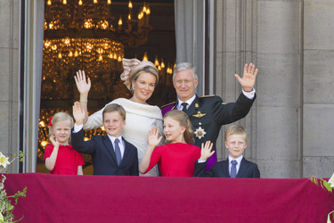 Eleonore von Belgien, Gabriel von Belgien, Mathilde von Belgien, Elisabeth von Belgien, Philippe von Belgien, Emmanuel von Belgien