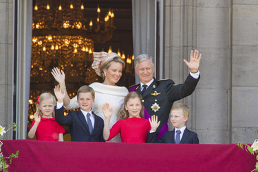Eleonore von Belgien, Gabriel von Belgien, Mathilde von Belgien, Elisabeth von Belgien, Philippe von Belgien, Emmanuel von Belgien