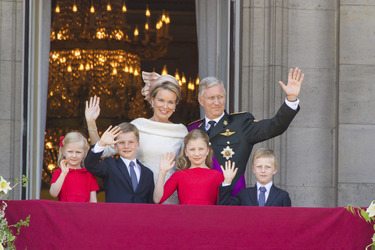 Eleonore von Belgien, Gabriel von Belgien, Mathilde von Belgien, Elisabeth von Belgien, Philippe von Belgien, Emmanuel von Belgien