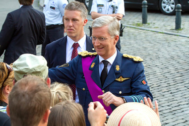 Abdankung von König Albert II. und Krönung von König Philippe, Brüssel