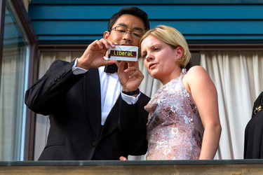 Philipp Rösler mit Ehefrau Wiebke Rösler
