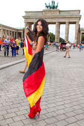 Micaela Schäfer Photocall zur Bundestagswahl, Berlin