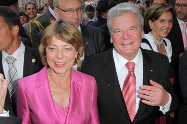Joachim Gauck mit Lebensgefährtin Daniela Schadt