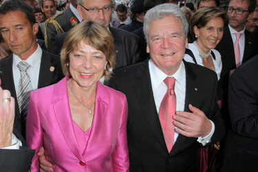 Joachim Gauck mit Lebensgefährtin Daniela Schadt