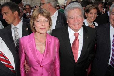 Joachim Gauck mit Lebensgefährtin Daniela Schadt