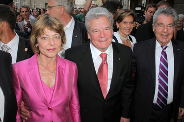 Joachim Gauck mit Lebensgefährtin Daniela Schadt