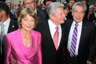 Joachim Gauck mit Lebensgefährtin Daniela Schadt