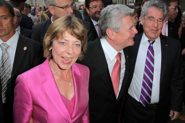 Joachim Gauck mit Lebensgefährtin Daniela Schadt