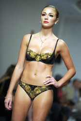 Rococo Dessous 24 Karat Gold Lingerie Fashion Show, New York