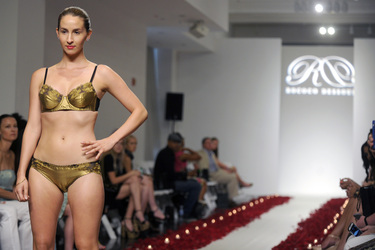 Rococo Dessous 24 Karat Gold Lingerie Fashion Show, New York
