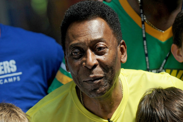 Pele bei Subway, New York