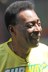 Pele bei Subway, New York