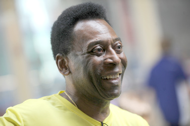 Pele bei Subway, New York