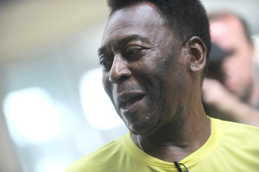 Pele bei Subway, New York