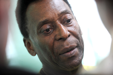 Pele bei Subway, New York