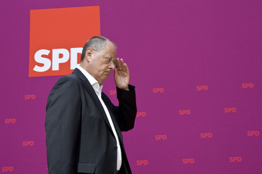 Pressestatement von Peer Steinbrueck und dem ver.di-Vorsitzenden Frank Bsirske, Berlin