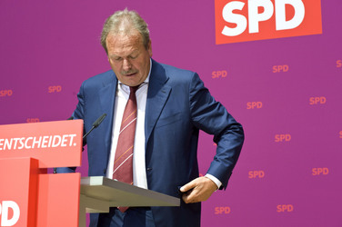 Pressestatement von Peer Steinbrueck und dem ver.di-Vorsitzenden Frank Bsirske, Berlin