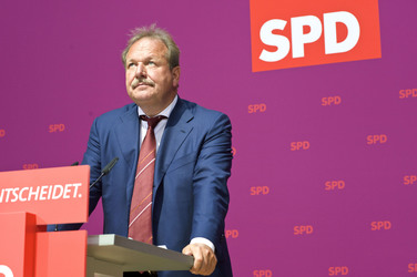 Pressestatement von Peer Steinbrueck und dem ver.di-Vorsitzenden Frank Bsirske, Berlin