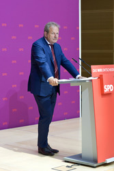Pressestatement von Peer Steinbrueck und dem ver.di-Vorsitzenden Frank Bsirske, Berlin