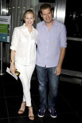 Kelly Rutherford mit Begleitung