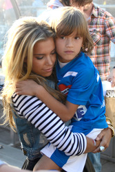 Sylvie van der Vaart mit Sohn Damian van der Vaart