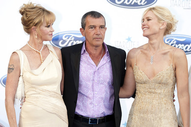 Melanie Griffith, Antonio Banderas, Valeria Mazza