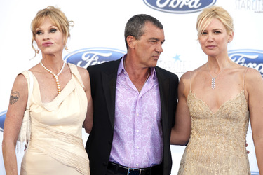 Melanie Griffith, Antonio Banderas, Valeria Mazza