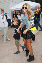 Sylvie van der Vaart mit Sohn Damian van der Vaart