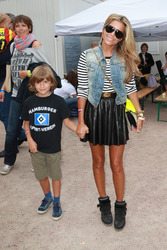 Sylvie van der Vaart mit Sohn Damian van der Vaart