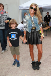 Sylvie van der Vaart mit Sohn Damian van der Vaart
