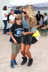 Sylvie van der Vaart mit Sohn Damian van der Vaart
