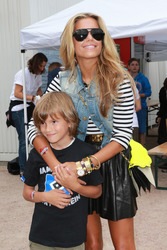 Sylvie van der Vaart mit Sohn Damian van der Vaart
