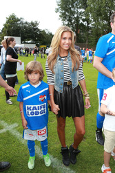 Sylvie van der Vaart mit Sohn Damian van der Vaart