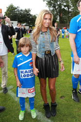 Sylvie van der Vaart mit Sohn Damian van der Vaart