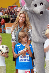 Sylvie van der Vaart mit Sohn Damian van der Vaart