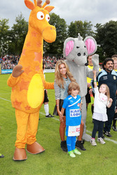 Sylvie van der Vaart mit Sohn Damian van der Vaart