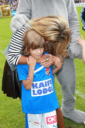 Sylvie van der Vaart mit Sohn Damian van der Vaart