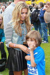 Sylvie van der Vaart mit Sohn Damian van der Vaart