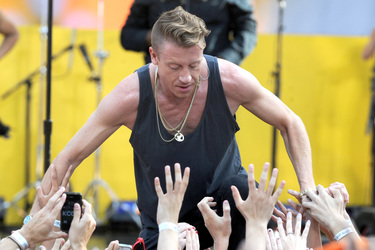 Macklemore live bei 'Good Morning America', New York